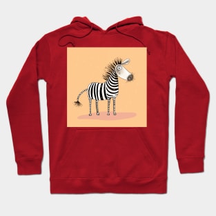 Elegant Zebra Stripes Hoodie